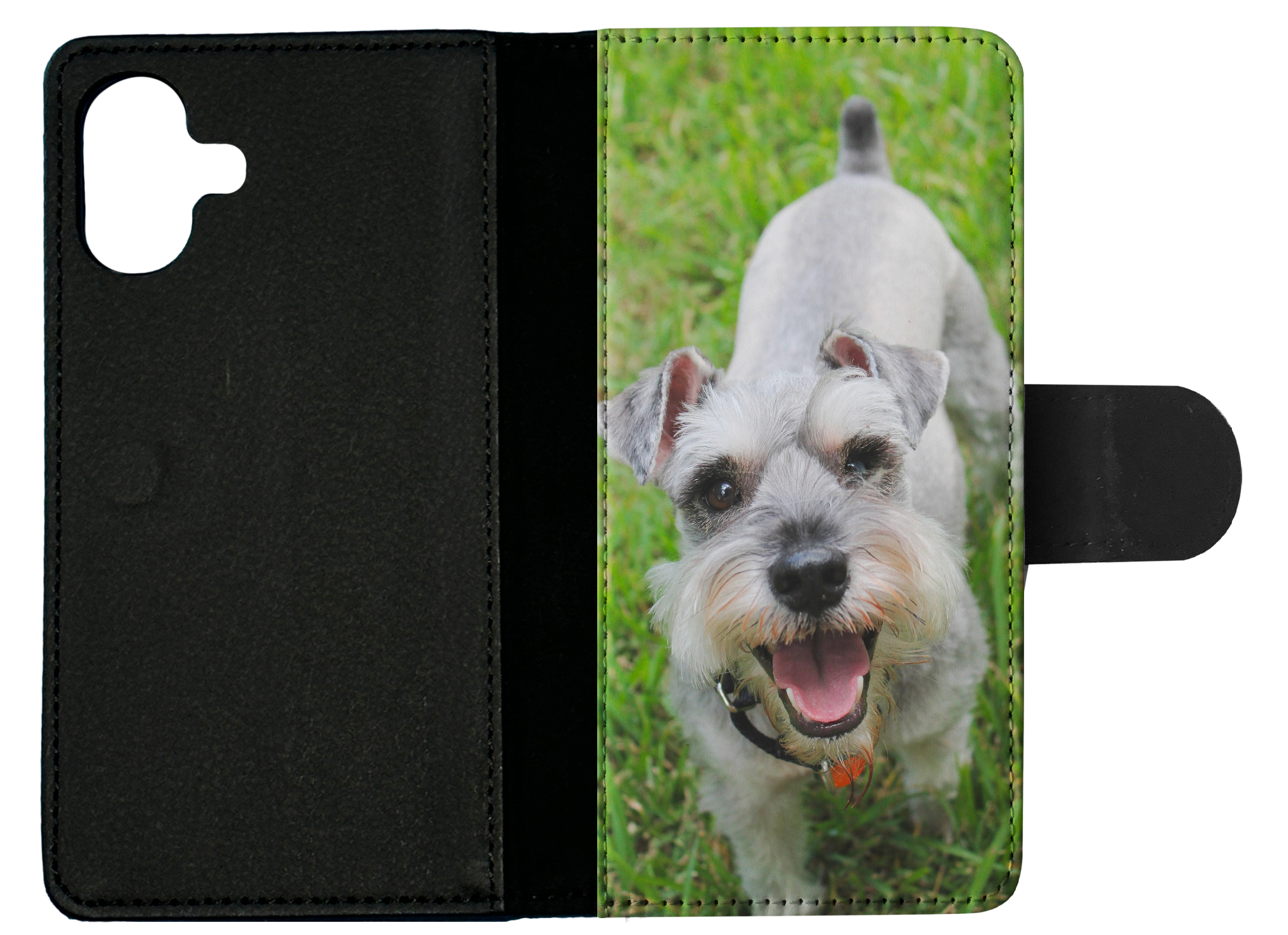 FLIP CASE FOR APPLE IPHONE|SCHNAUZER DOG 3 - Picture 19 of 193