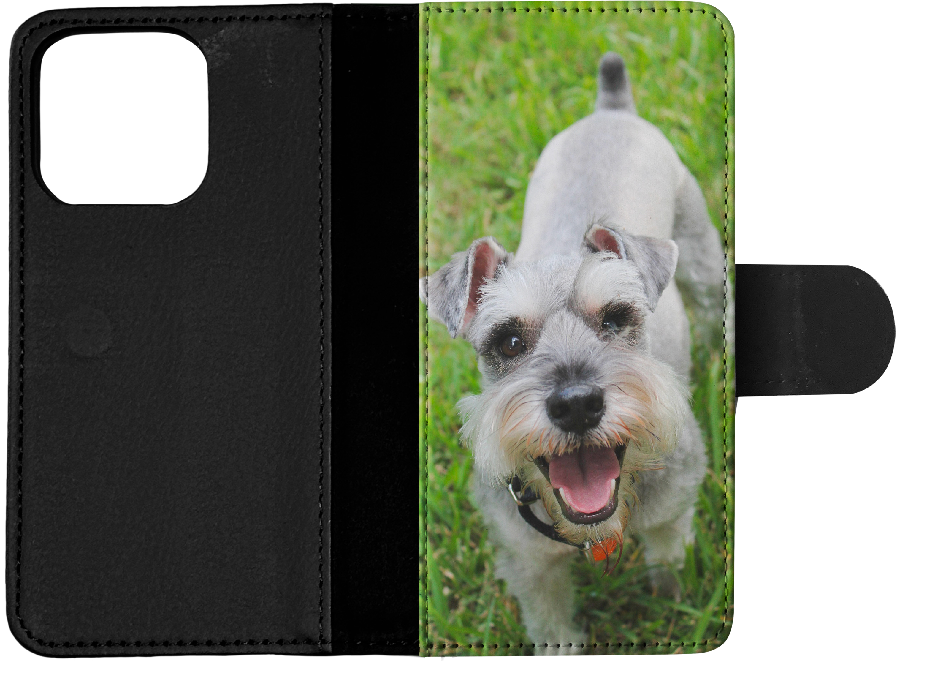 FLIP CASE FOR APPLE IPHONE|SCHNAUZER DOG 3 - Picture 14 of 193
