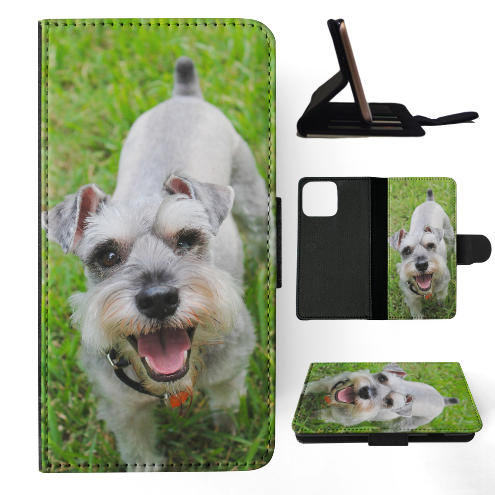 FLIP CASE FOR APPLE IPHONE|SCHNAUZER DOG 3 - Picture 6 of 193