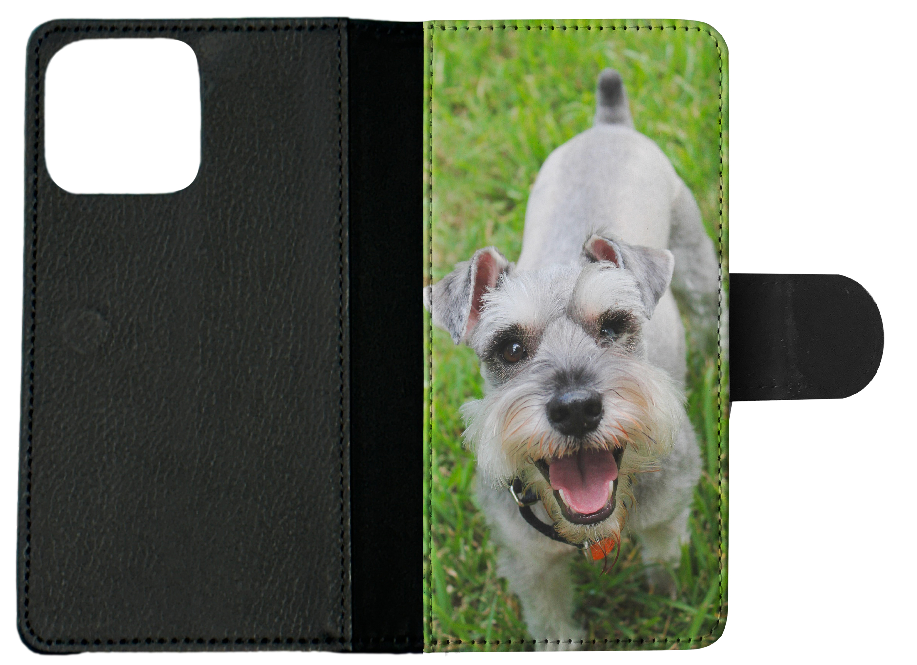 FLIP CASE FOR APPLE IPHONE|SCHNAUZER DOG 3 - Picture 9 of 193