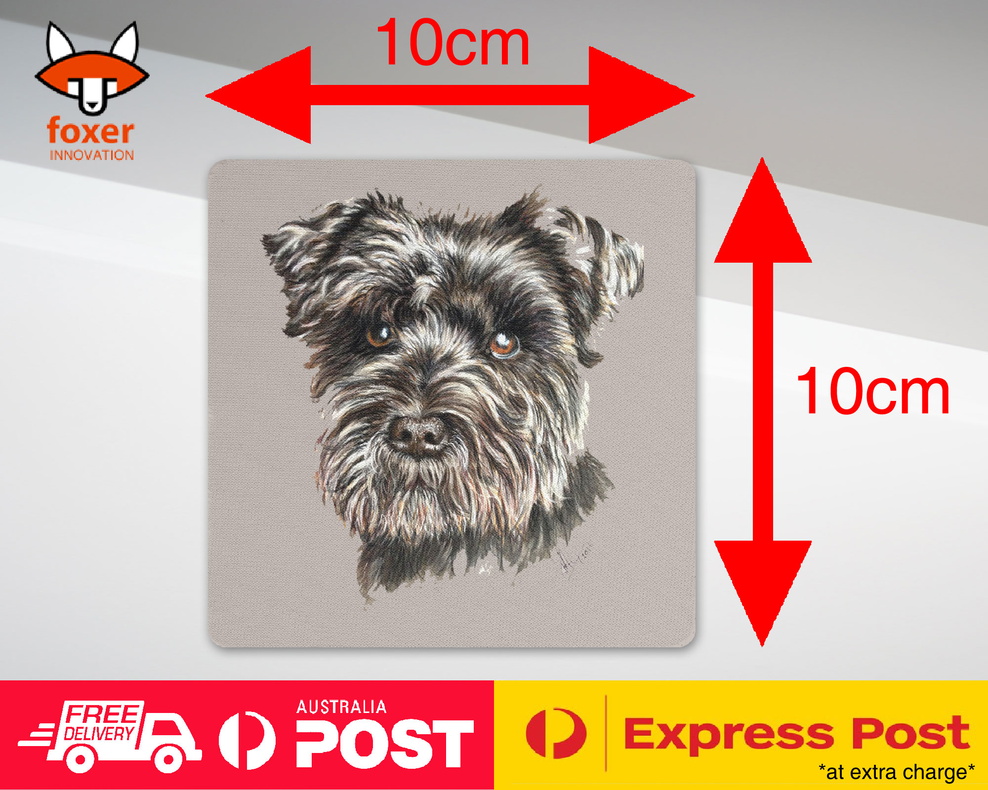 COASTER COFFEE DRINKING MAT|SCHNAUZER DOG 8 - Imagen 14 de 21