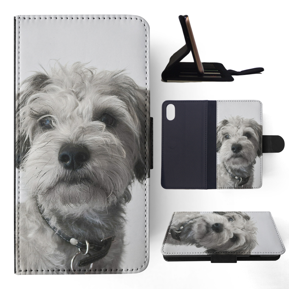 FLIP CASE FOR APPLE IPHONE|SCHNAUZER DOG 10 - Picture 114 of 193