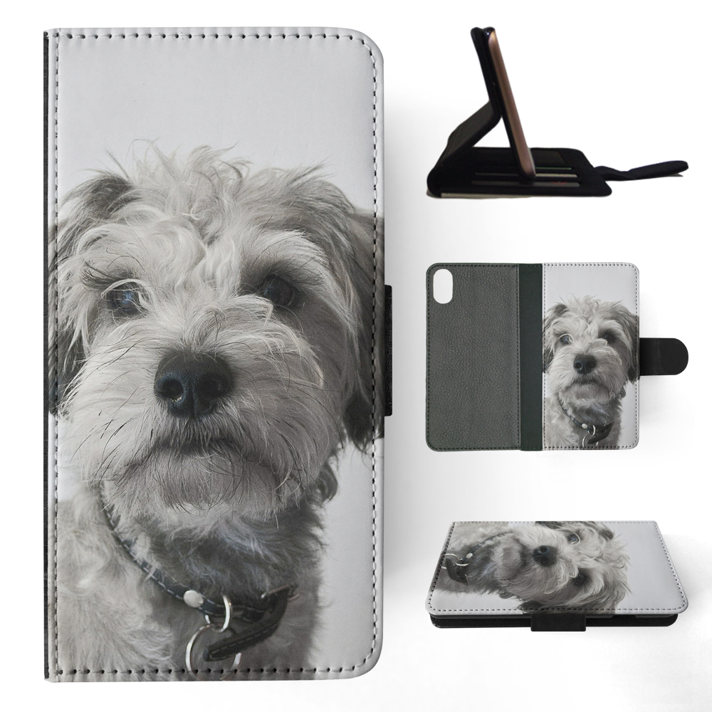 FLIP CASE FOR APPLE IPHONE|SCHNAUZER DOG 10 - Picture 119 of 193