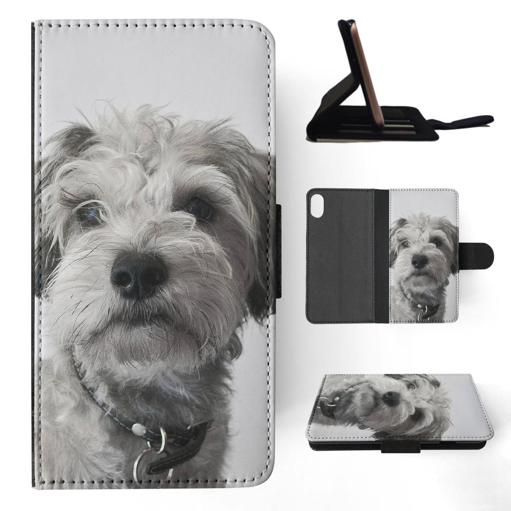 FLIP CASE FOR APPLE IPHONE|SCHNAUZER DOG 10 - Picture 109 of 193