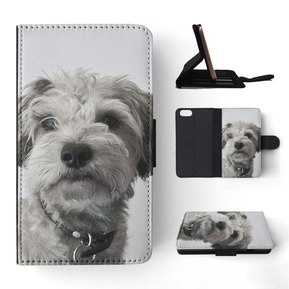 FLIP CASE FOR APPLE IPHONE|SCHNAUZER DOG 10 - Picture 169 of 193
