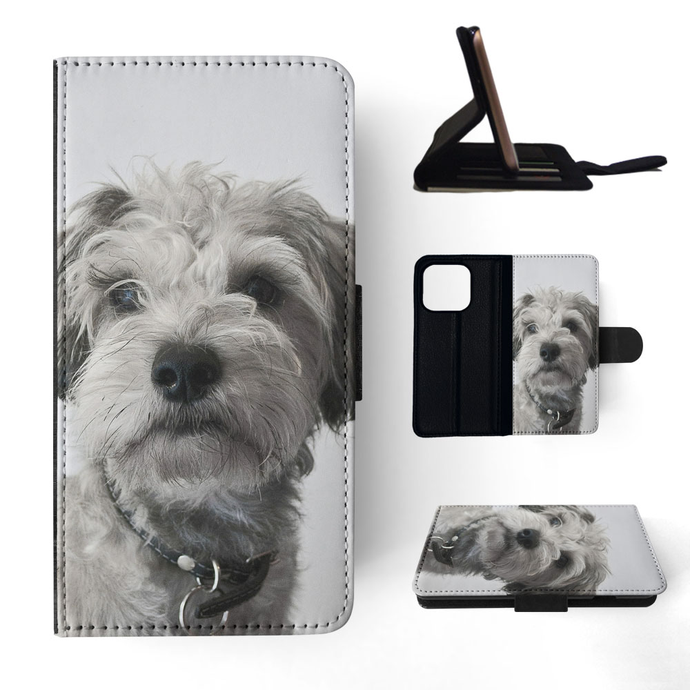 FLIP CASE FOR APPLE IPHONE|SCHNAUZER DOG 10 - Picture 71 of 193