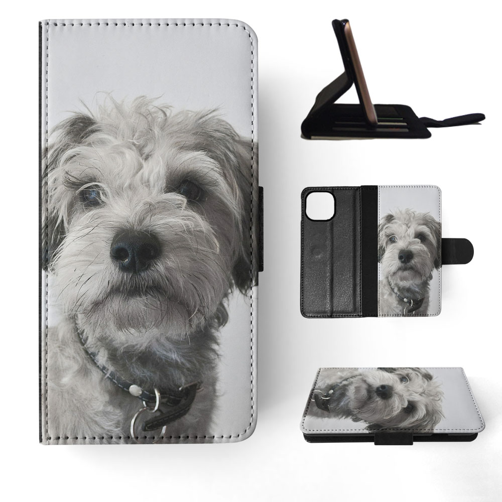 FLIP CASE FOR APPLE IPHONE|SCHNAUZER DOG 10 - Picture 61 of 193