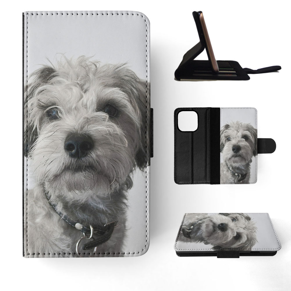 FLIP CASE FOR APPLE IPHONE|SCHNAUZER DOG 10 - Picture 51 of 193