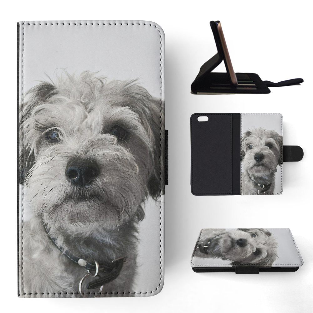 FLIP CASE FOR APPLE IPHONE|SCHNAUZER DOG 10 - Picture 159 of 193