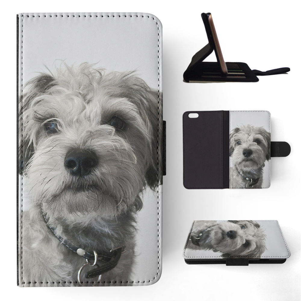 FLIP CASE FOR APPLE IPHONE|SCHNAUZER DOG 10 - Picture 149 of 193