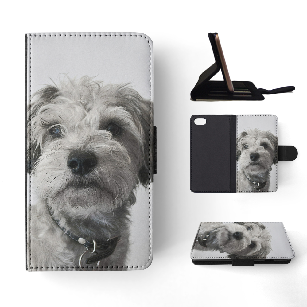FLIP CASE FOR APPLE IPHONE|SCHNAUZER DOG 10 - Picture 134 of 193