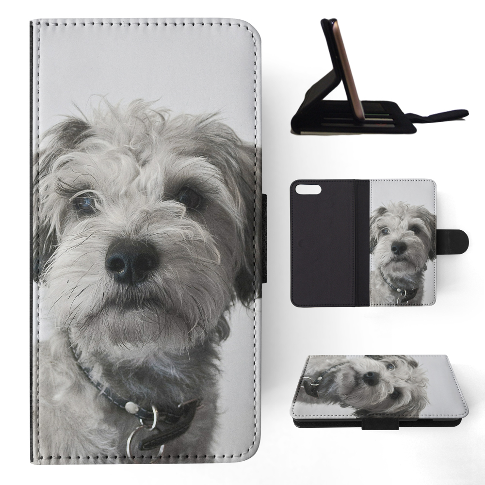FLIP CASE FOR APPLE IPHONE|SCHNAUZER DOG 10 - Picture 129 of 193