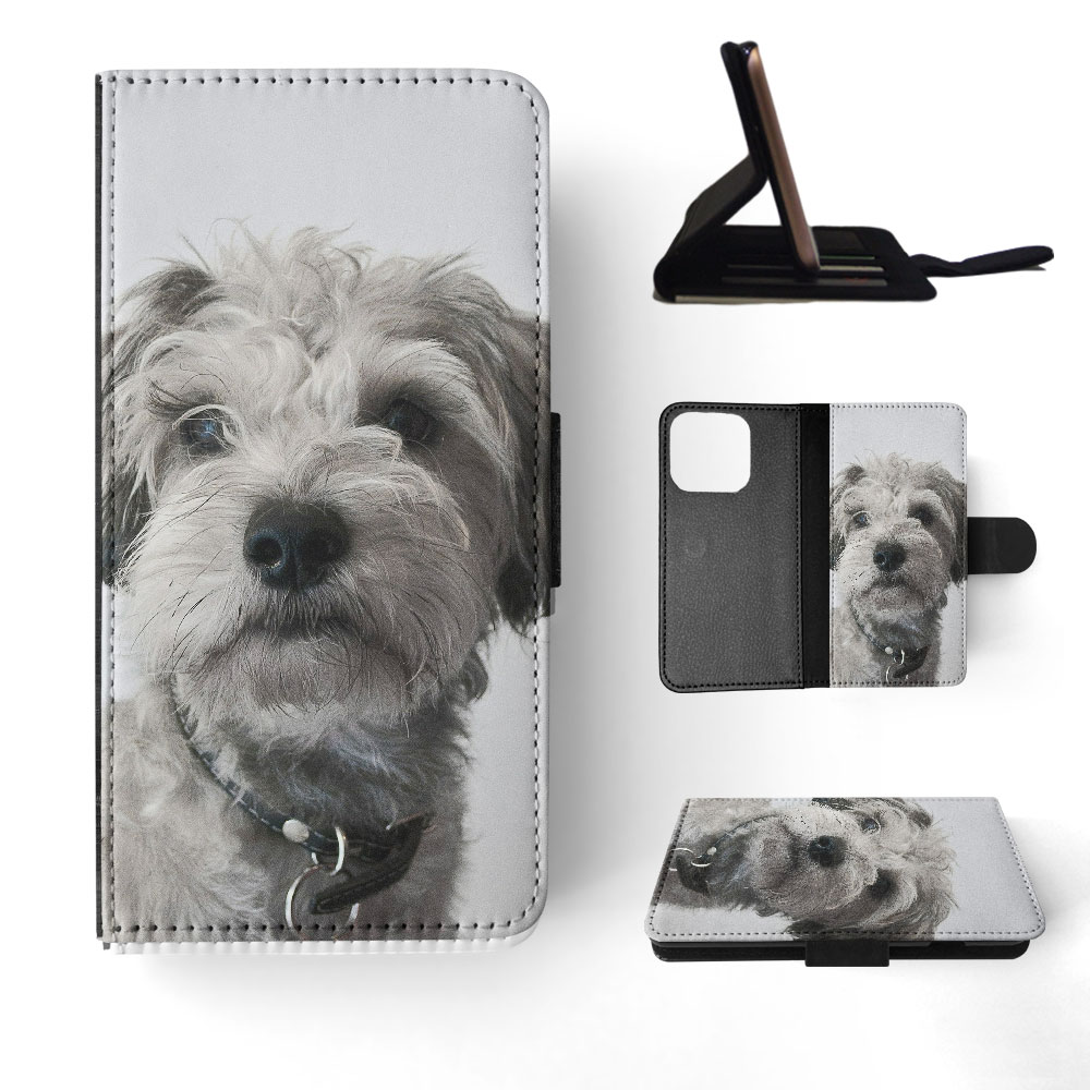 FLIP CASE FOR APPLE IPHONE|SCHNAUZER DOG 10 - Picture 31 of 193