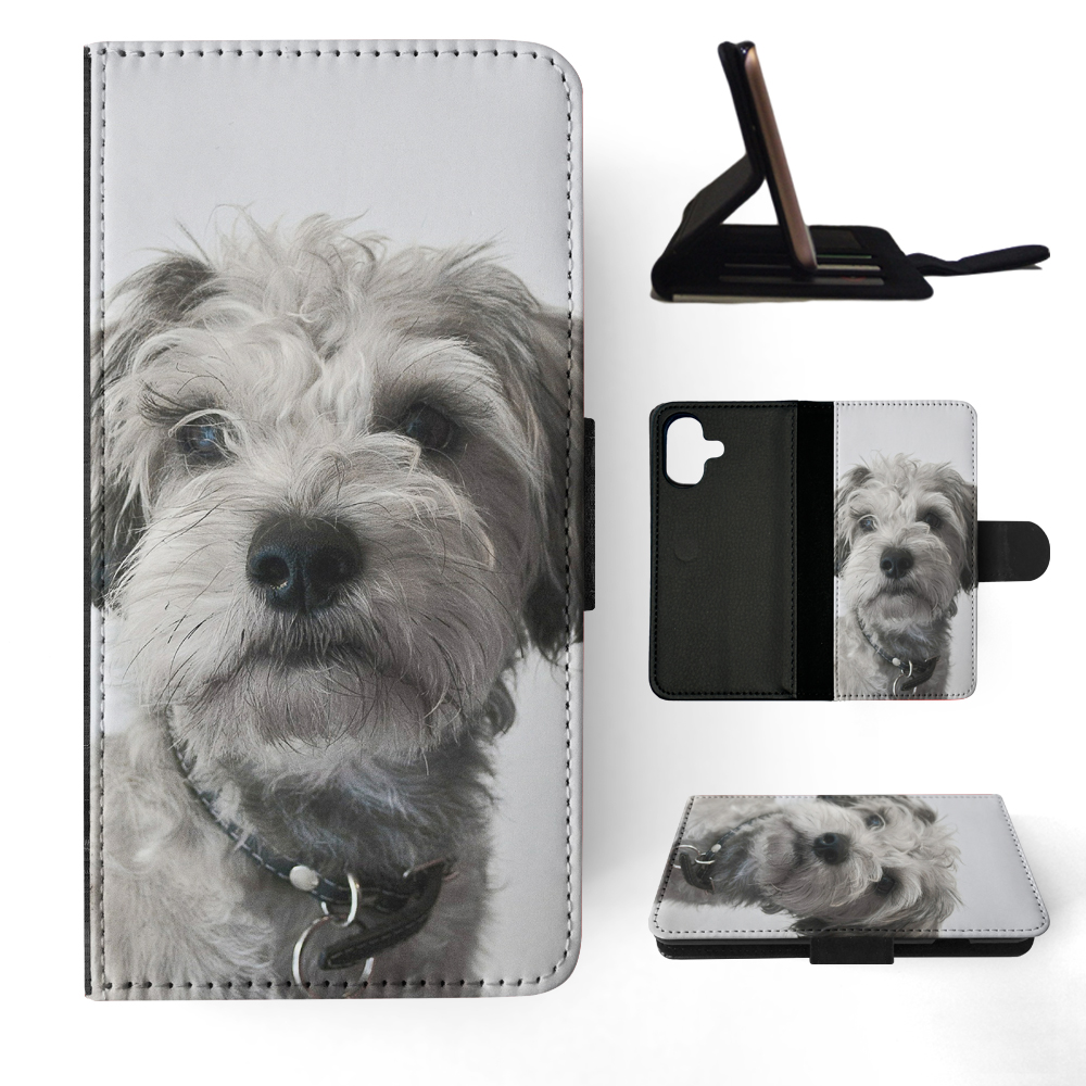 FLIP CASE FOR APPLE IPHONE|SCHNAUZER DOG 10 - Picture 21 of 193