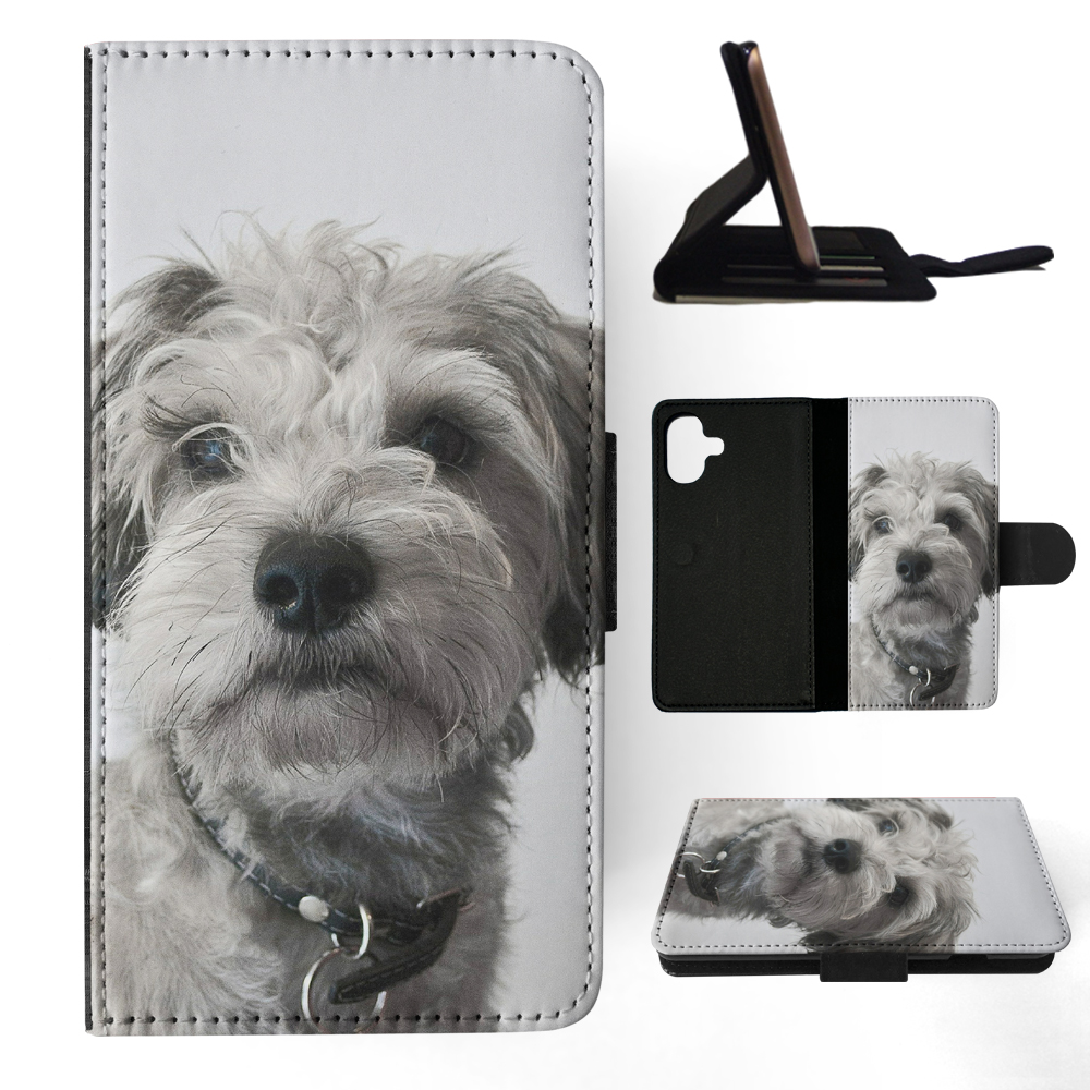 FLIP CASE FOR APPLE IPHONE|SCHNAUZER DOG 10 - Picture 16 of 193
