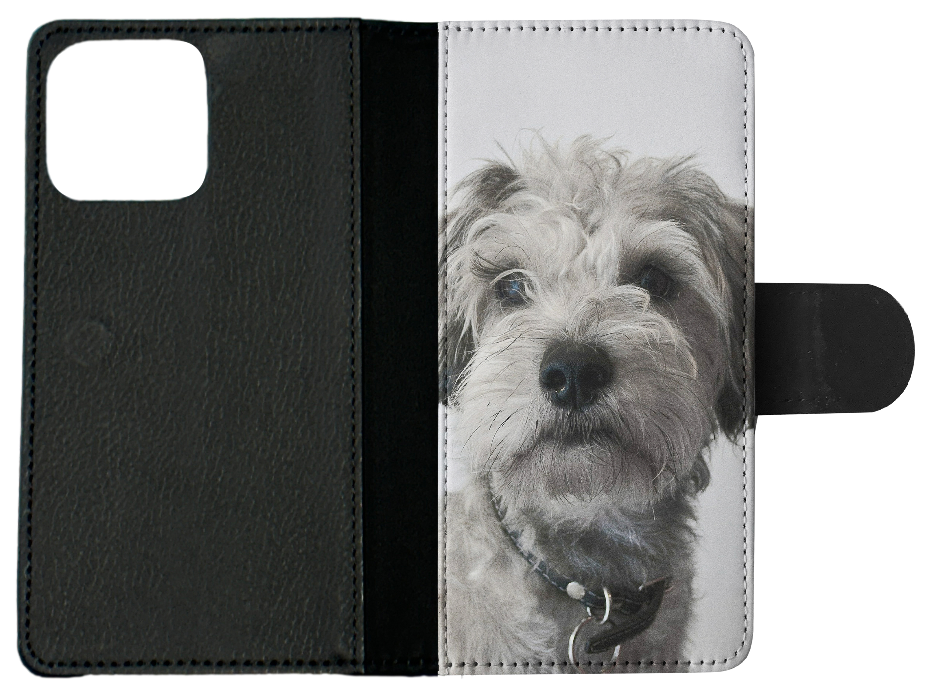 FLIP CASE FOR APPLE IPHONE|SCHNAUZER DOG 10 - Picture 9 of 193