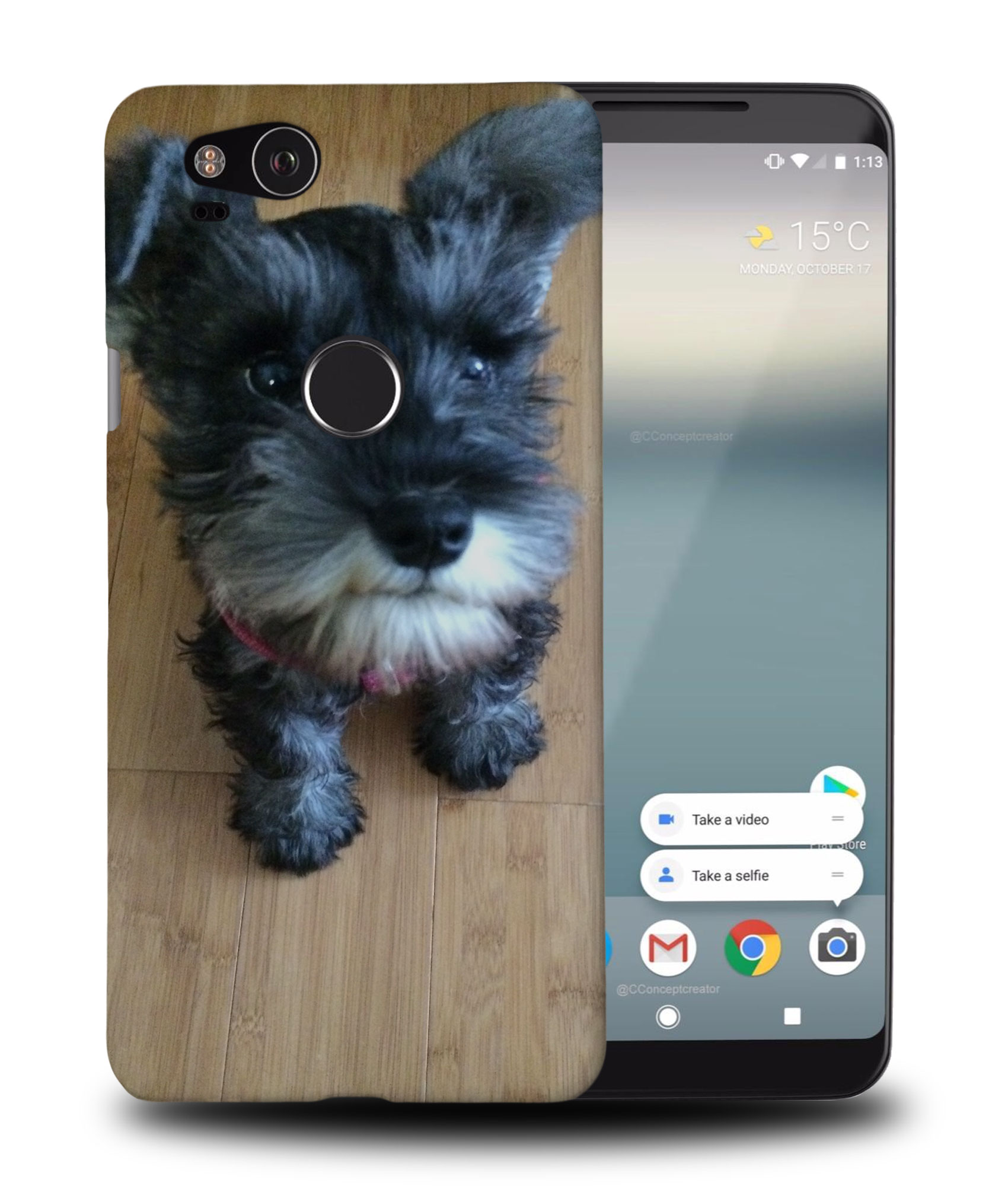CASE COVER FOR GOOGLE PIXEL|SCHNAUZER DOG 20 - 第 9/11 張圖片