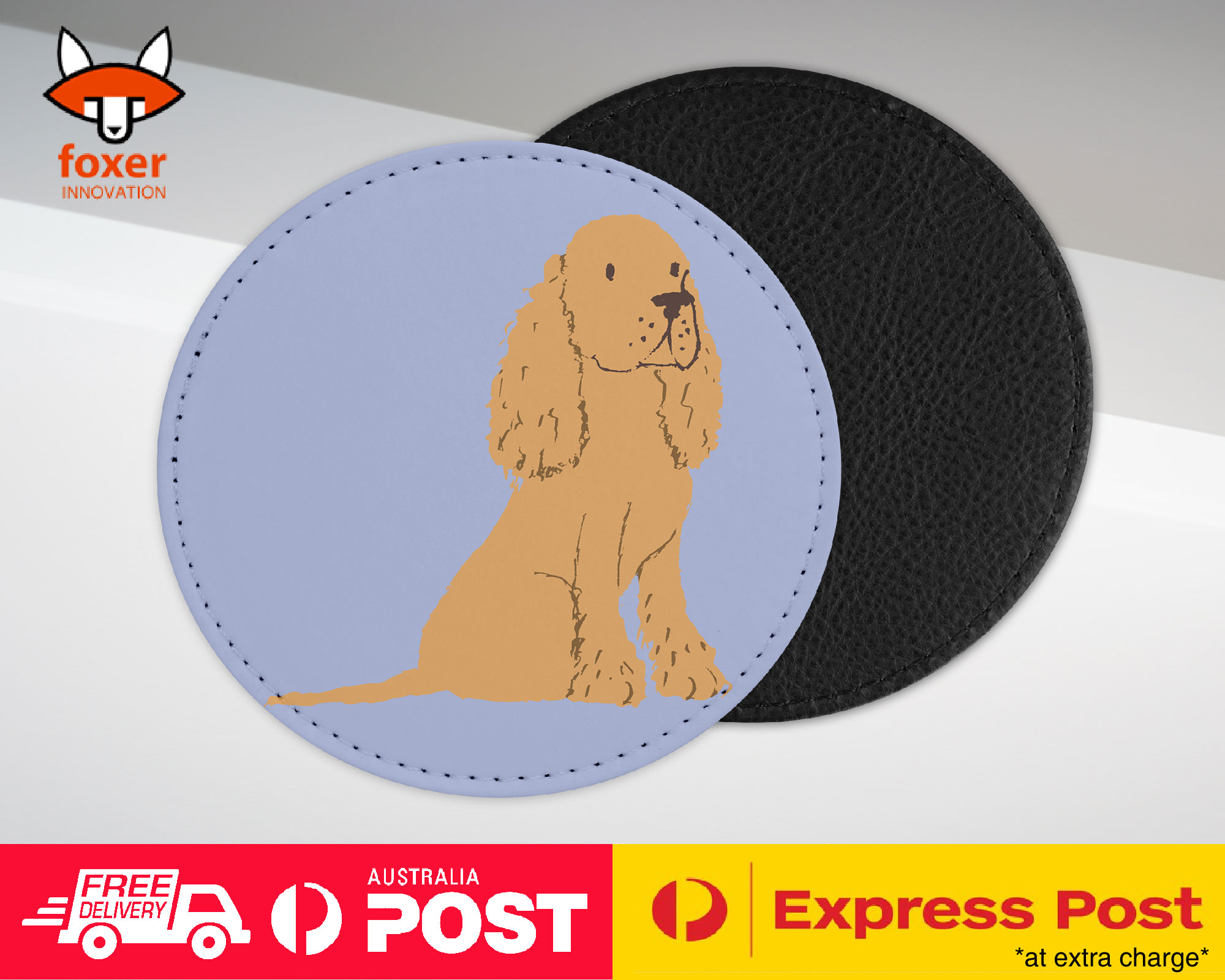 COASTER COFFEE DRINKING MAT|SPANIEL COCKER DOG 2 173
