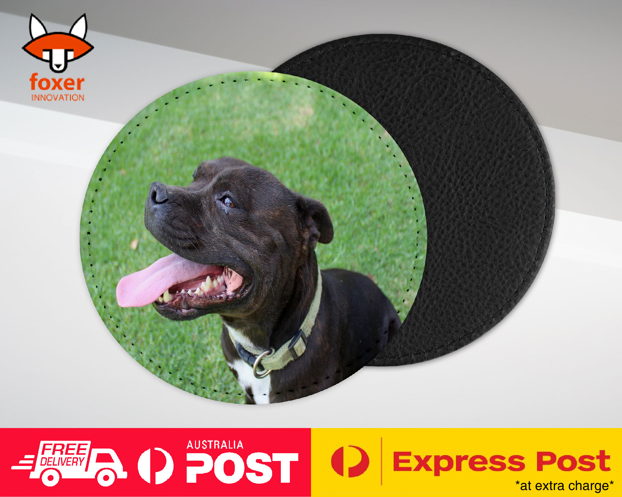 COASTER COFFEE DRINKING MAT|STAFFORDSHIRE BULL TERRIER 2