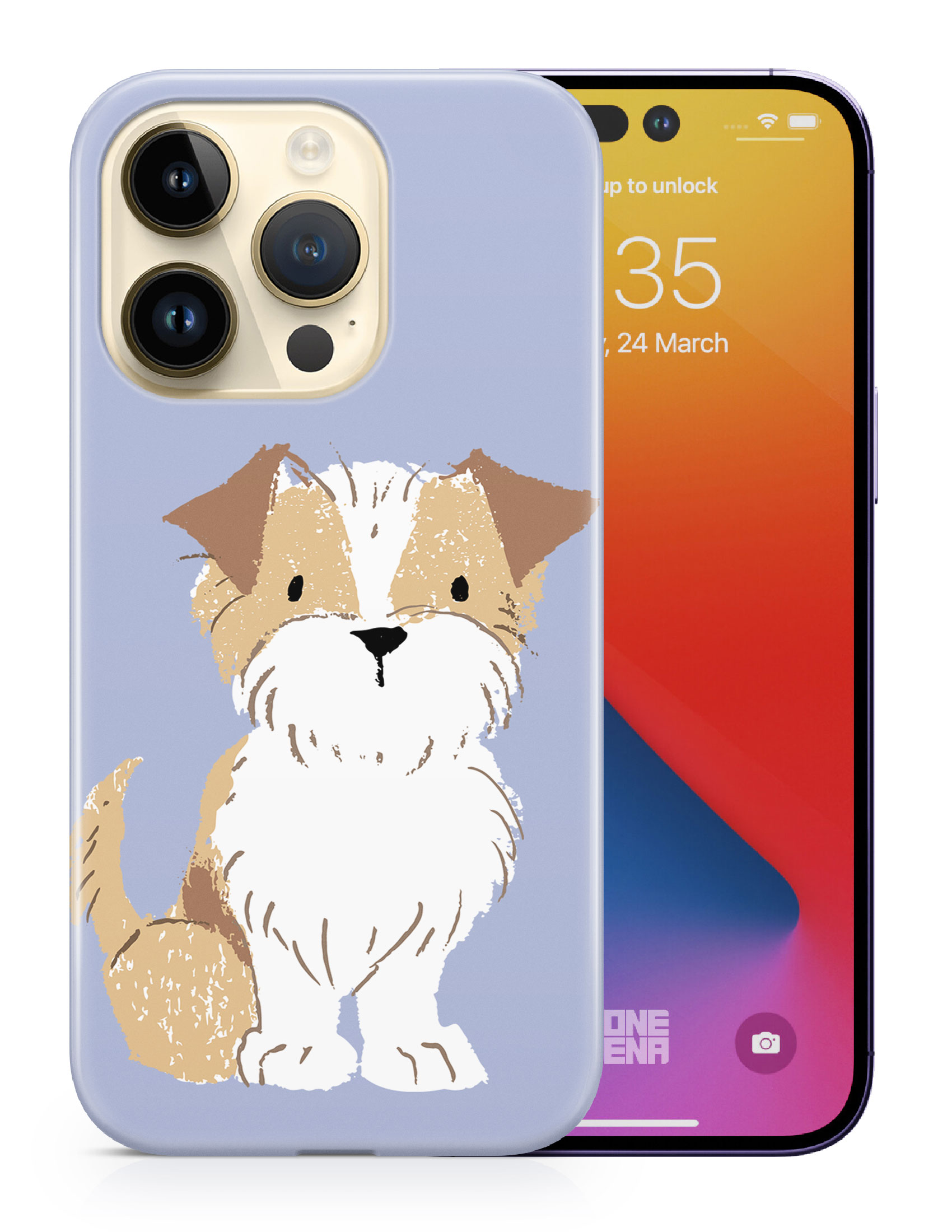 CASE COVER FOR APPLE IPHONE|TERRIER DOG 4 - Foto 10 di 44