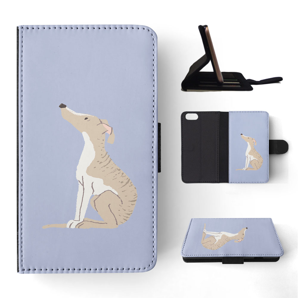 FLIP CASE FOR APPLE IPHONE|WHIPPET DOG 1 - Picture 169 of 193