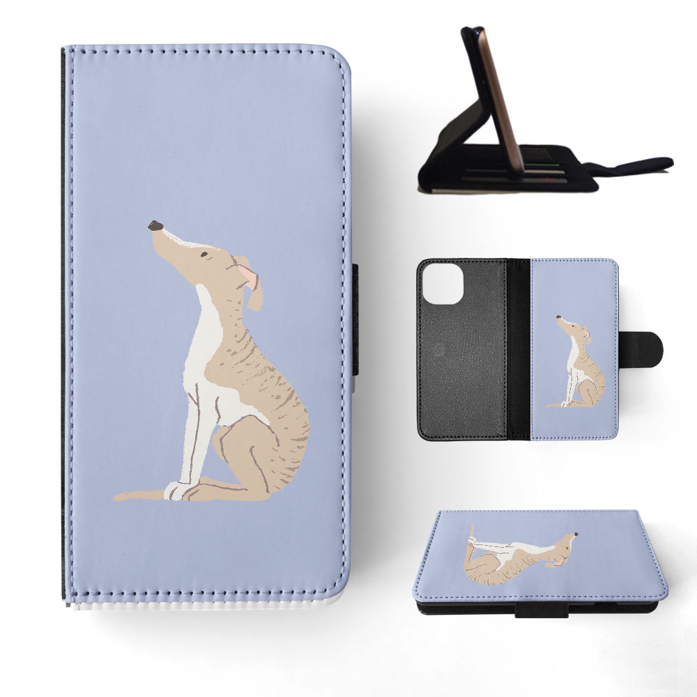 FLIP CASE FOR APPLE IPHONE|WHIPPET DOG 1 - Picture 41 of 193