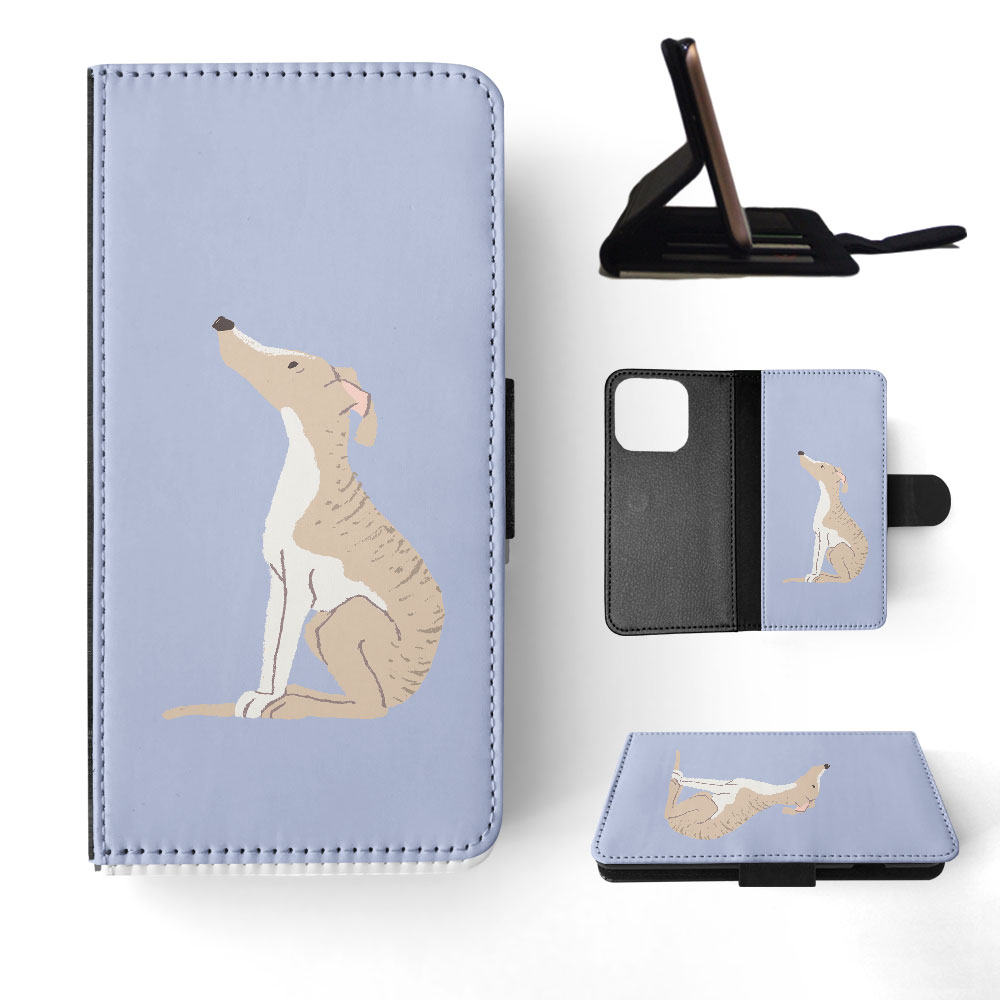 FLIP CASE FOR APPLE IPHONE|WHIPPET DOG 1 - Picture 31 of 193