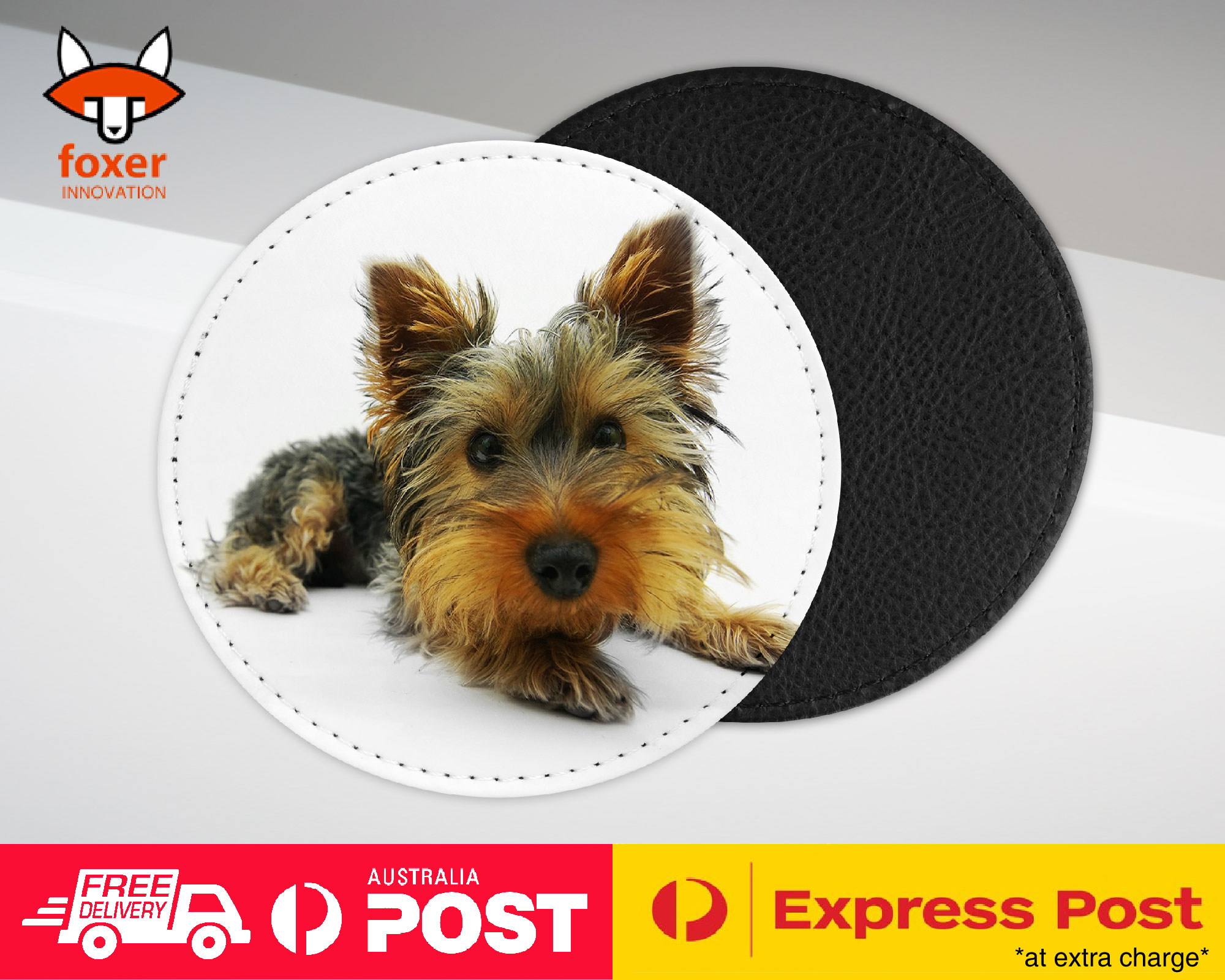 COASTER COFFEE DRINKING MAT|YORKSHIRE TERRIER DOG 6
