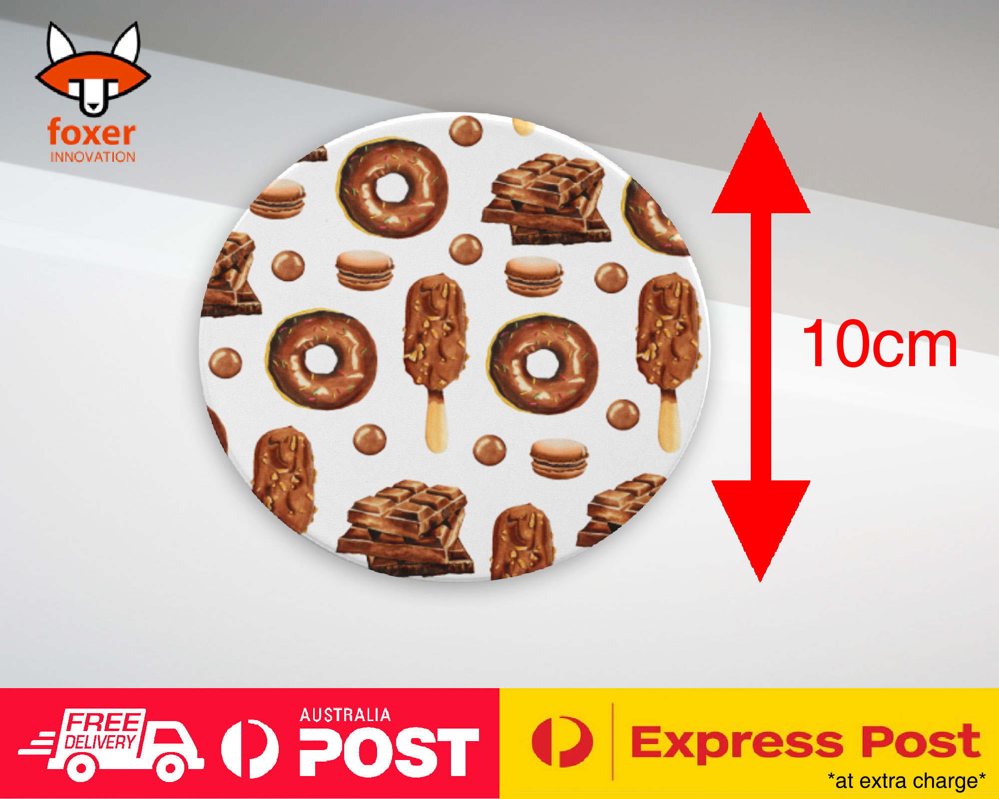 COASTER COFFEE DRINKING MAT|DONUT MACARON ICECREAM PATTERN