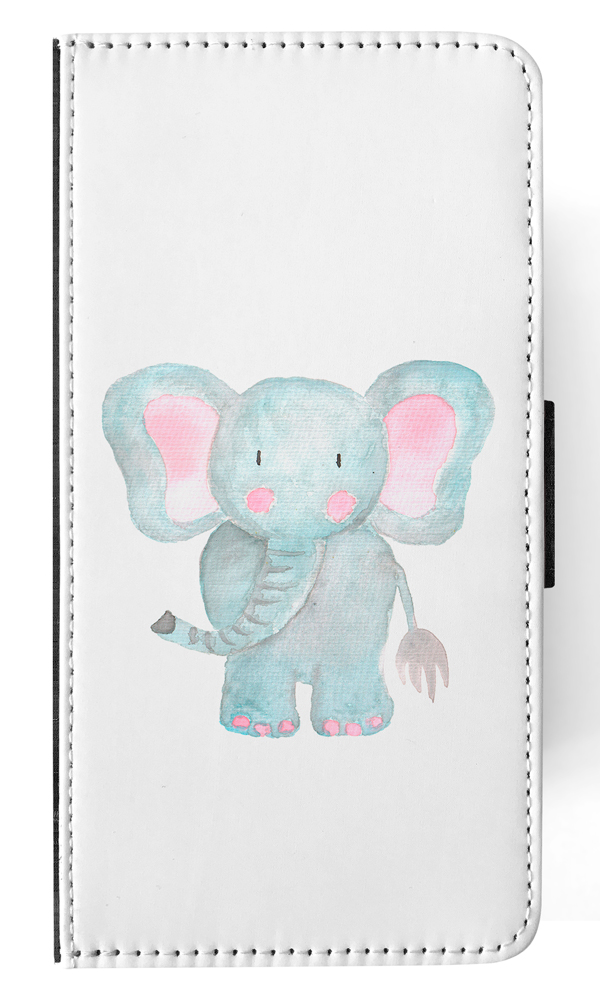 FLIP CASE FOR APPLE IPHONE|WATERCOLOR ELEPHANT - Picture 115 of 193
