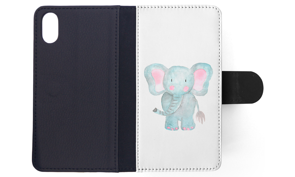 FLIP CASE FOR APPLE IPHONE|WATERCOLOR ELEPHANT - Picture 117 of 193