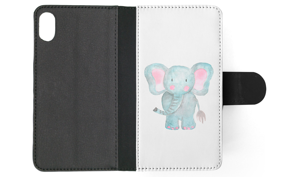 FLIP CASE FOR APPLE IPHONE|WATERCOLOR ELEPHANT - Picture 112 of 193
