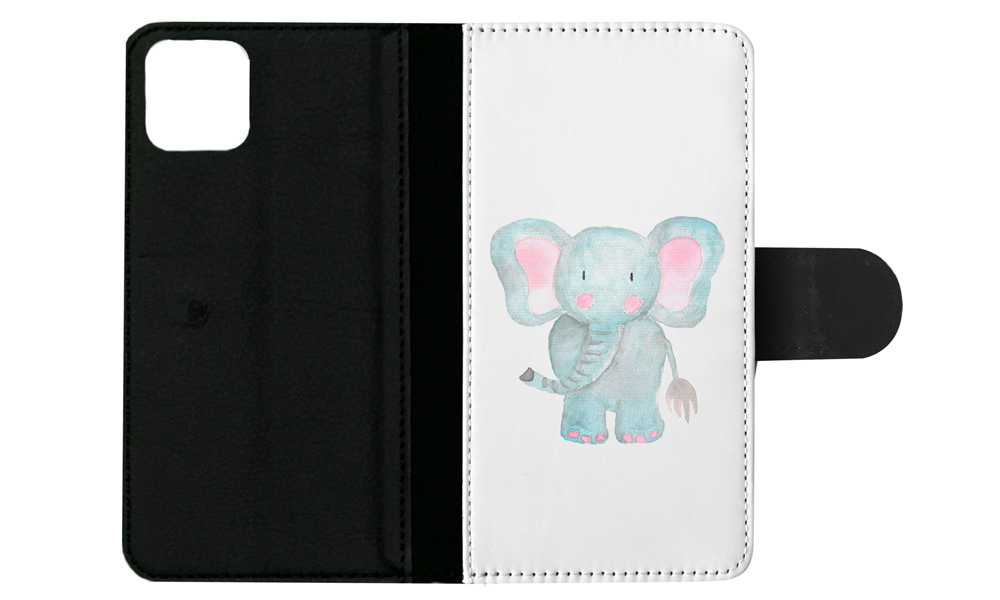 FLIP CASE FOR APPLE IPHONE|WATERCOLOR ELEPHANT - Picture 107 of 193