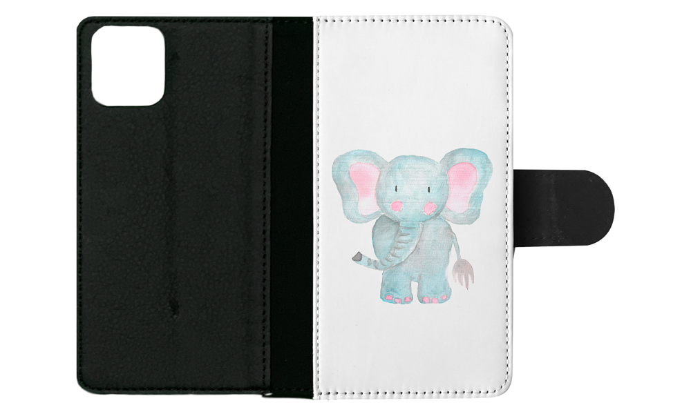 FLIP CASE FOR APPLE IPHONE|WATERCOLOR ELEPHANT - Picture 102 of 193