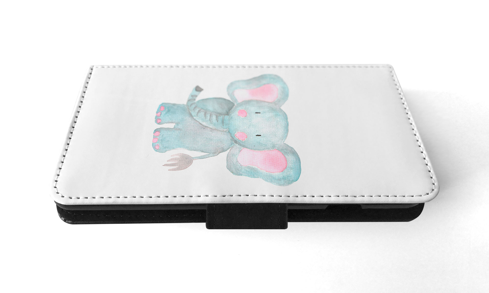 FLIP CASE FOR APPLE IPHONE|WATERCOLOR ELEPHANT - Picture 53 of 193