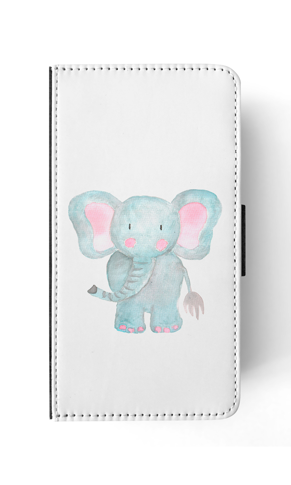 FLIP CASE FOR APPLE IPHONE|WATERCOLOR ELEPHANT - Picture 135 of 193