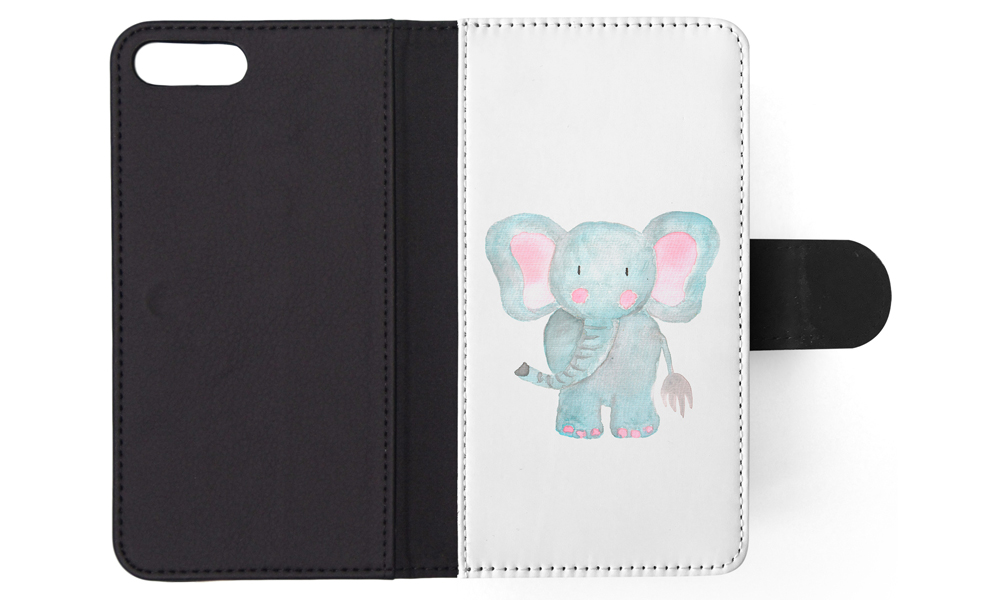 FLIP CASE FOR APPLE IPHONE|WATERCOLOR ELEPHANT - Picture 132 of 193