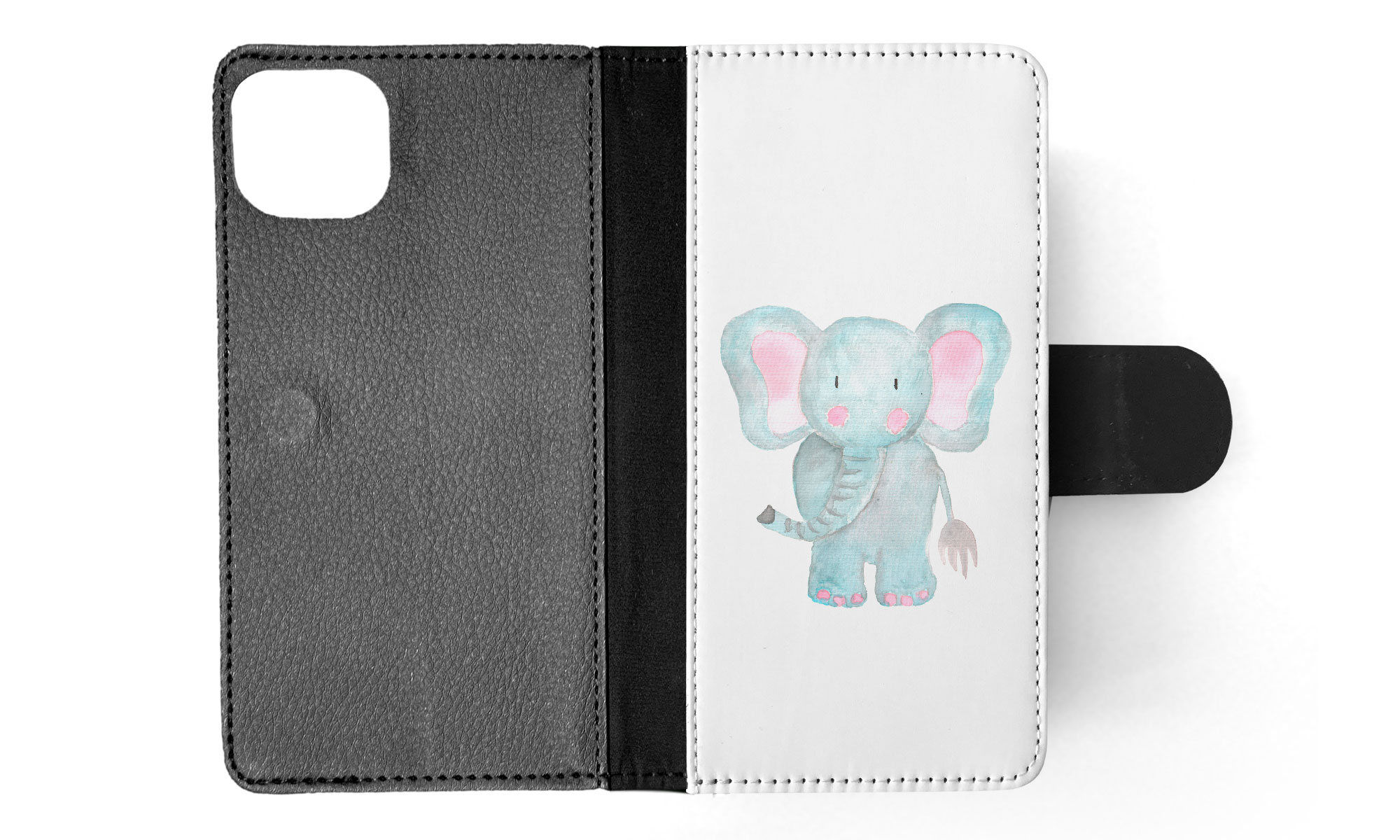 FLIP CASE FOR APPLE IPHONE|WATERCOLOR ELEPHANT - Picture 39 of 193