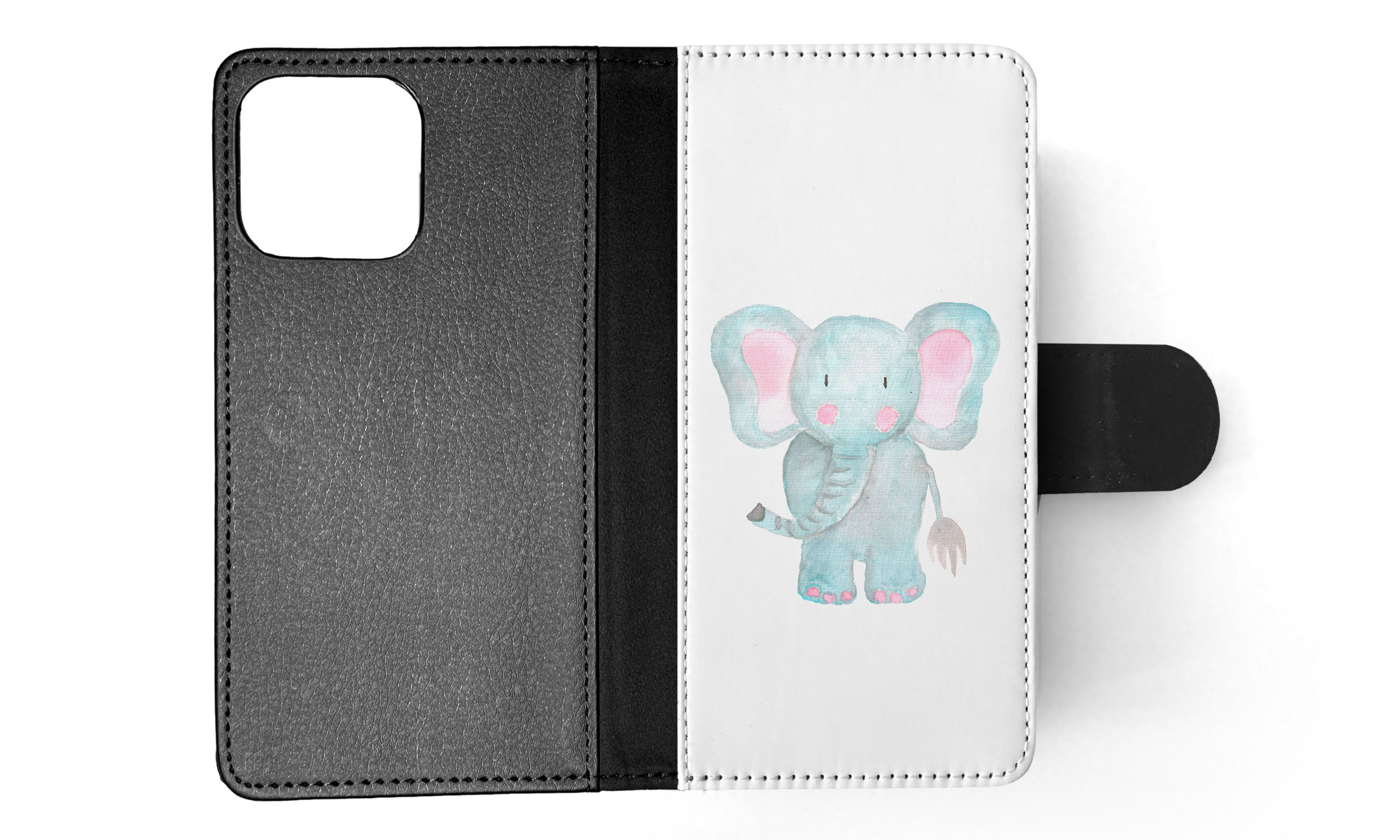 FLIP CASE FOR APPLE IPHONE|WATERCOLOR ELEPHANT - Picture 29 of 193