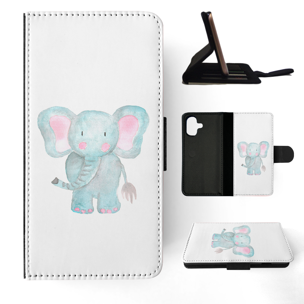 FLIP CASE FOR APPLE IPHONE|WATERCOLOR ELEPHANT - Picture 21 of 193