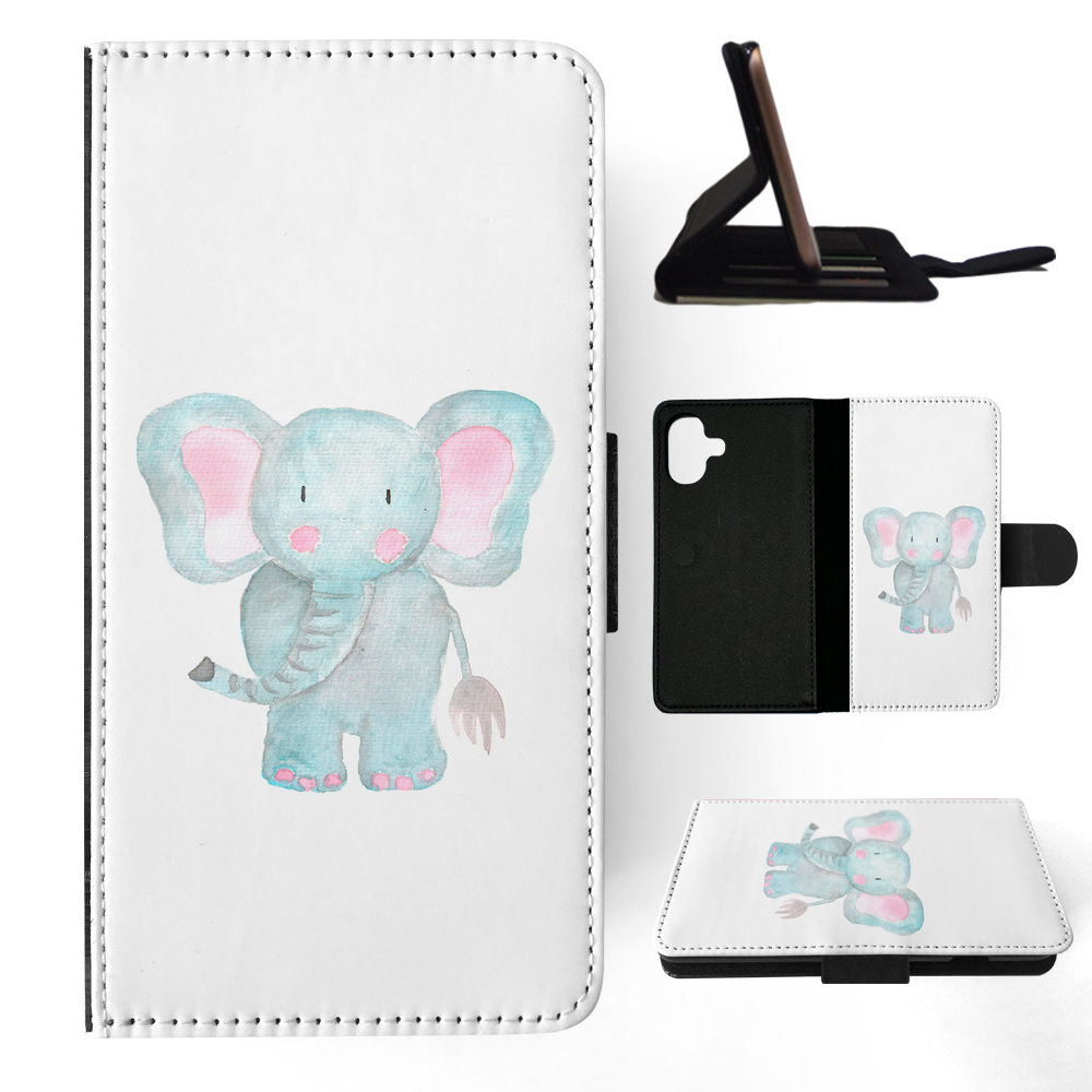 FLIP CASE FOR APPLE IPHONE|WATERCOLOR ELEPHANT - Picture 16 of 193