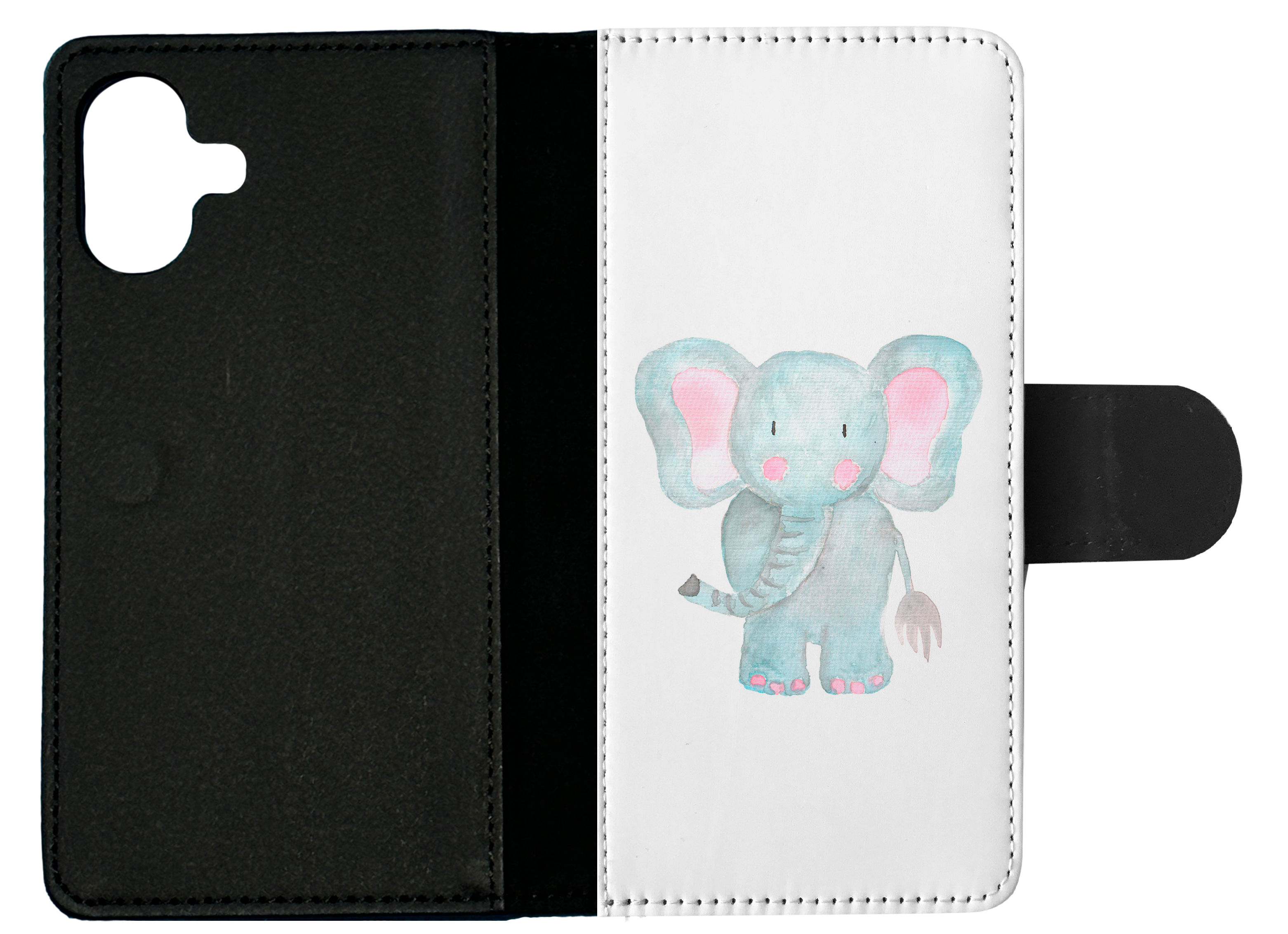 FLIP CASE FOR APPLE IPHONE|WATERCOLOR ELEPHANT - Picture 19 of 193