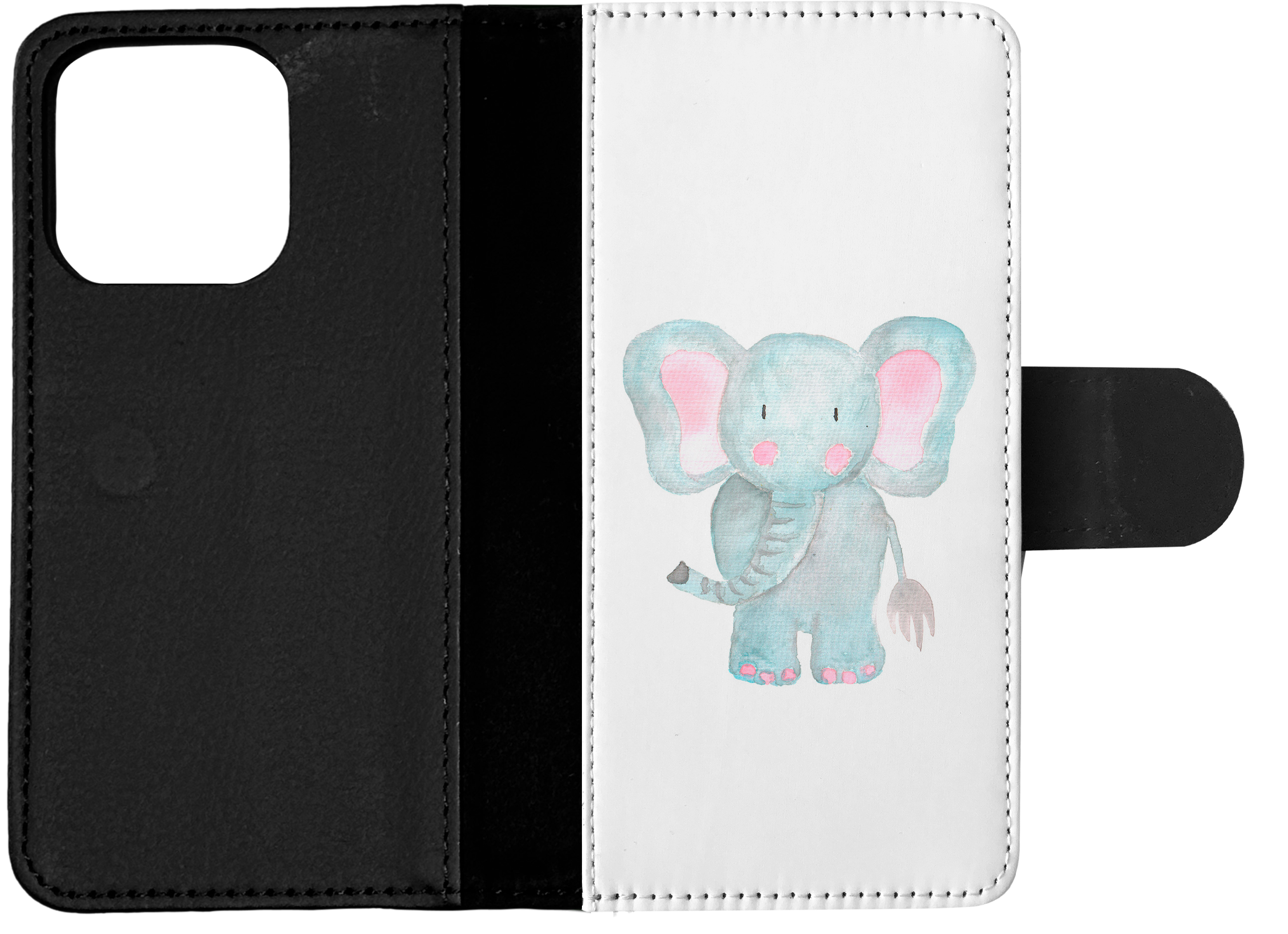 FLIP CASE FOR APPLE IPHONE|WATERCOLOR ELEPHANT - Picture 14 of 193