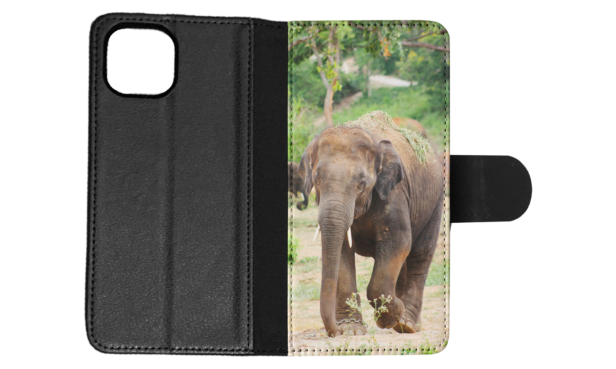 FLIP CASE FOR APPLE IPHONE|ELEPHANT 7 - Foto 59 di 193