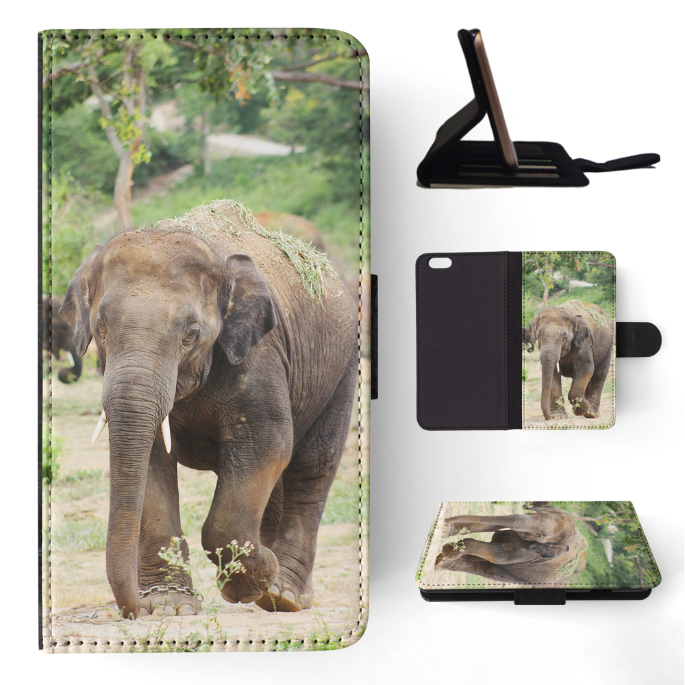 FLIP CASE FOR APPLE IPHONE|ELEPHANT 7 - Foto 149 di 193