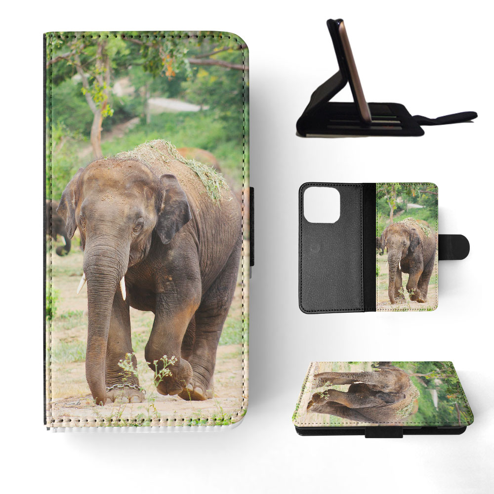 FLIP CASE FOR APPLE IPHONE|ELEPHANT 7 - Foto 31 di 193