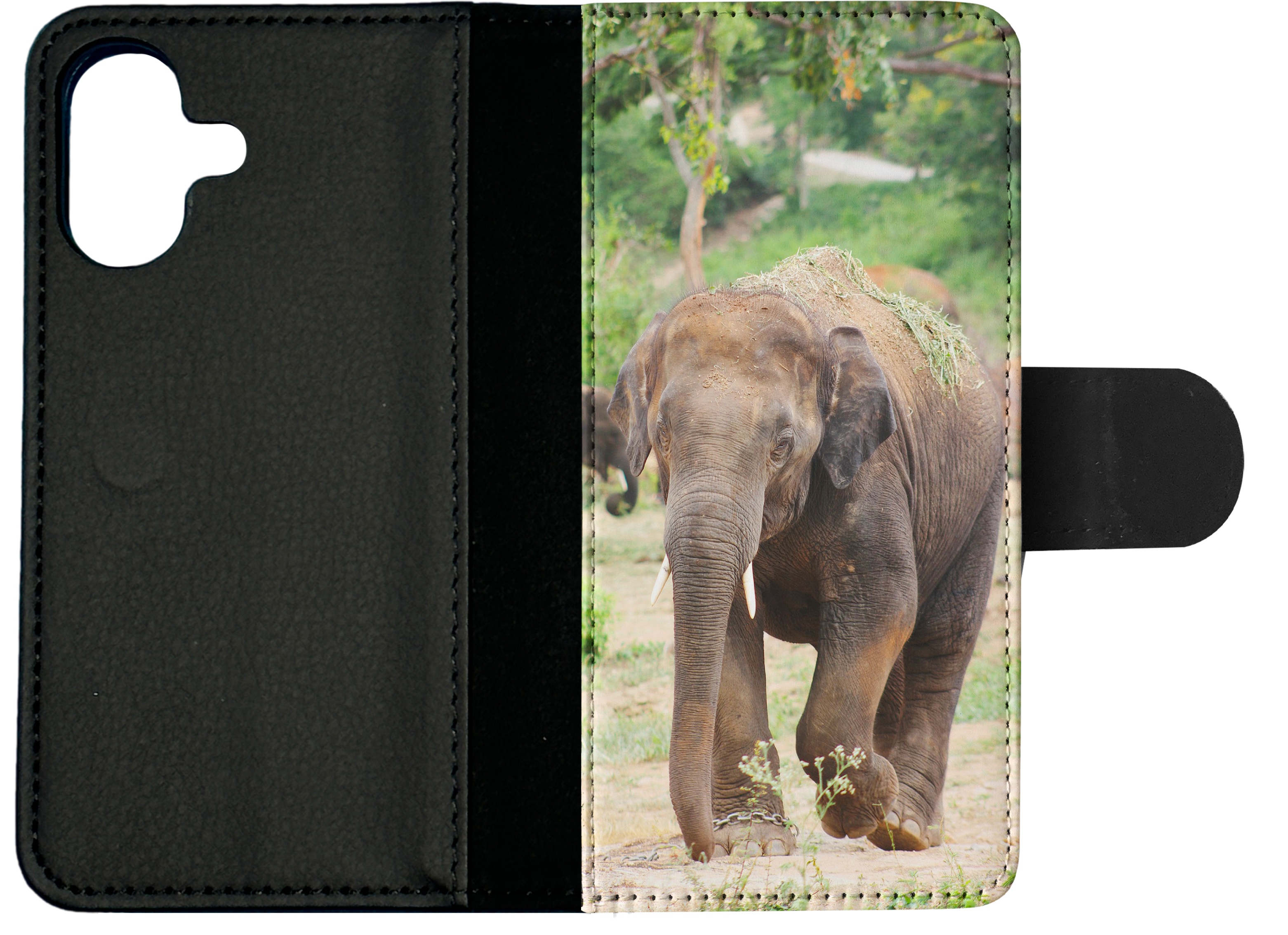 FLIP CASE FOR APPLE IPHONE|ELEPHANT 7 - Foto 24 di 193