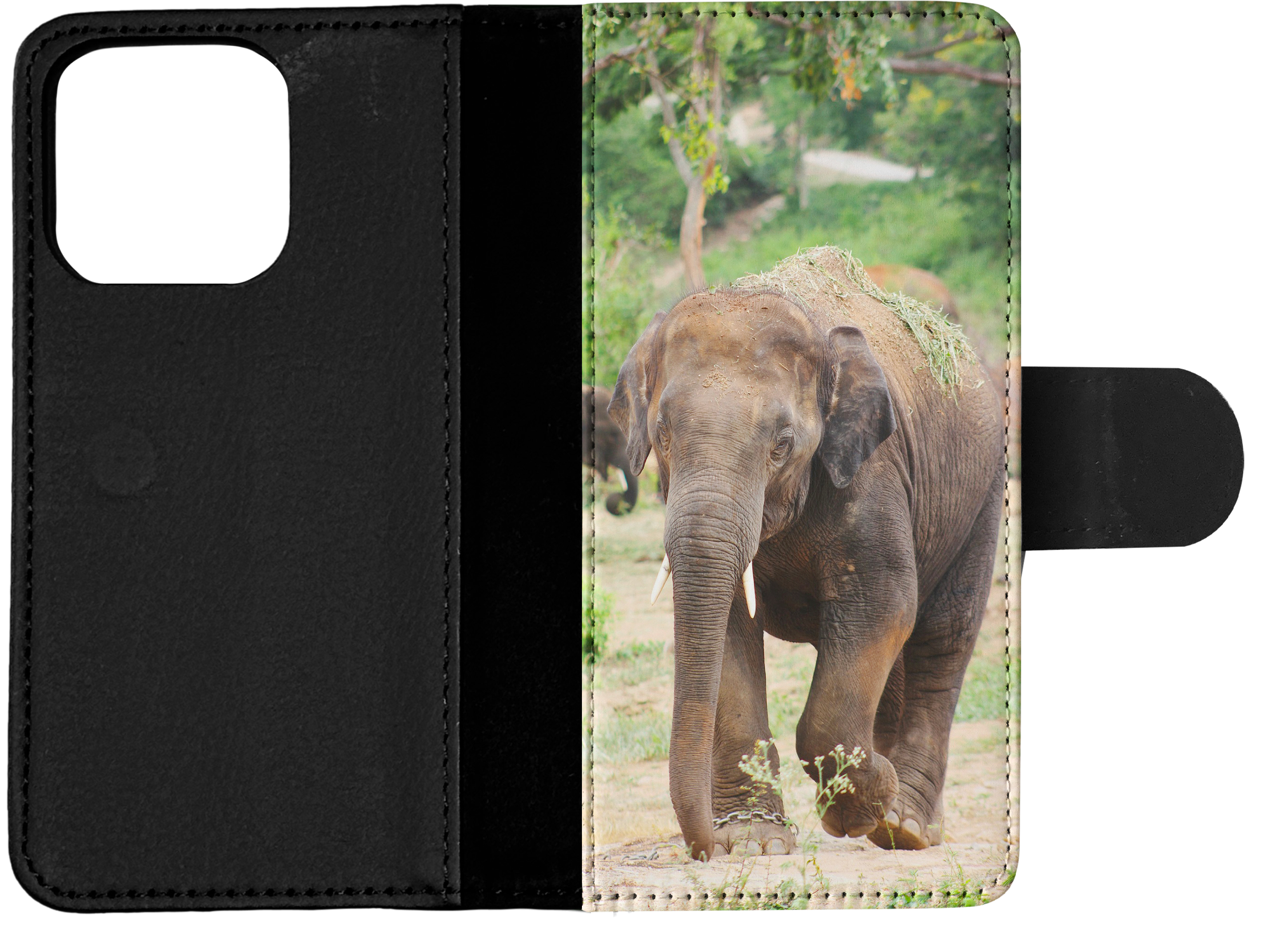 FLIP CASE FOR APPLE IPHONE|ELEPHANT 7 - Foto 14 di 193