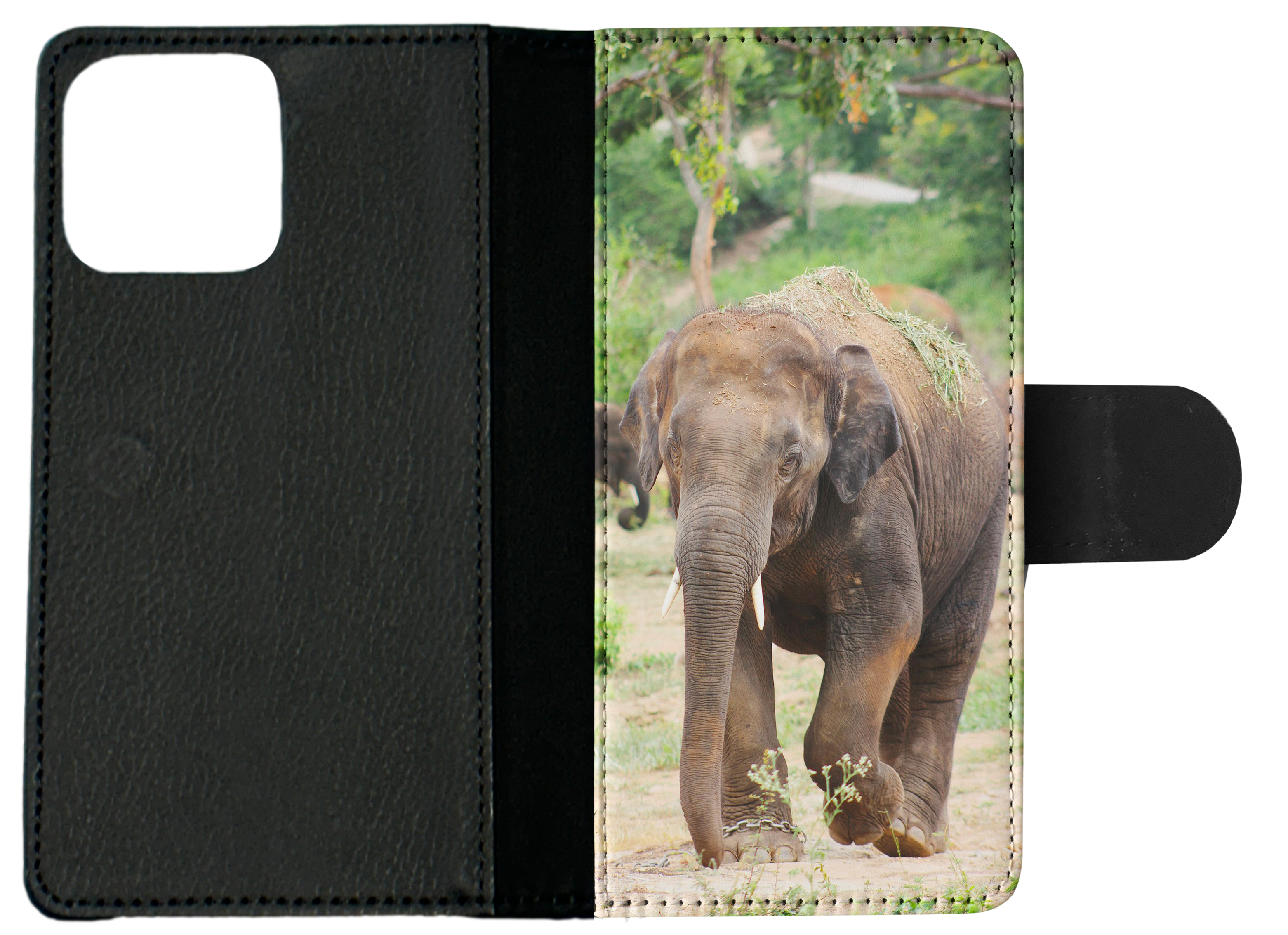 FLIP CASE FOR APPLE IPHONE|ELEPHANT 7 - Foto 9 di 193