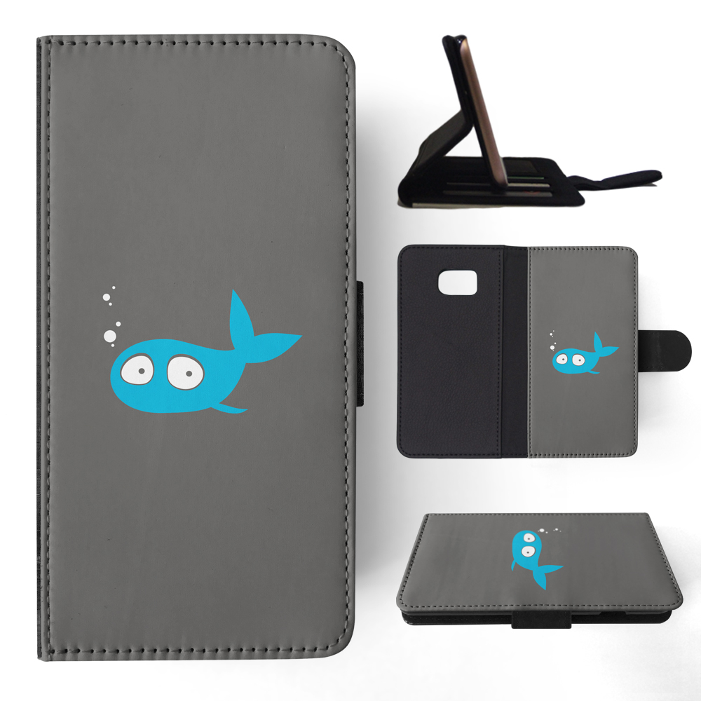 FLIP CASE FOR SAMSUNG GALAXY|MINIMALIST FISH - Picture 111 of 120
